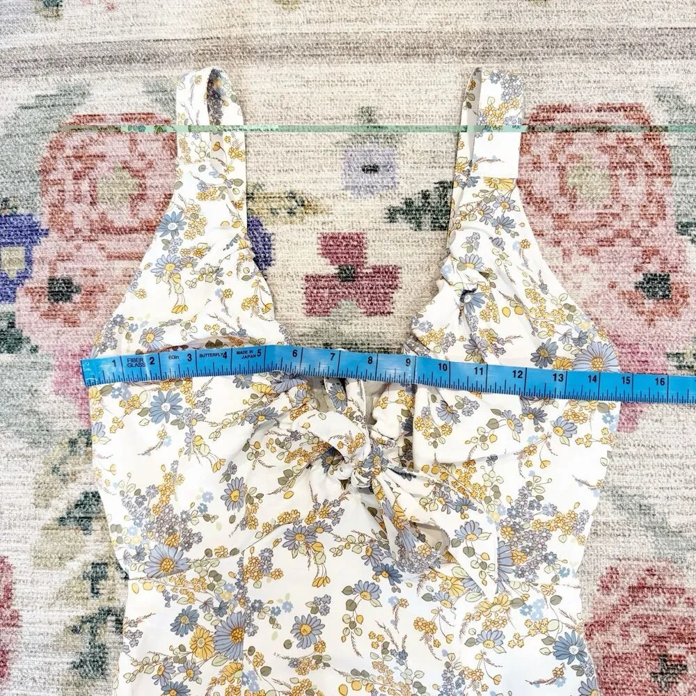 Abercrombie & Fitch Cottagecore Floral Midi Dress XS Feminine Romantic Babydoll